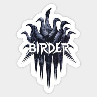 Birder - bird watcher graphic Sticker